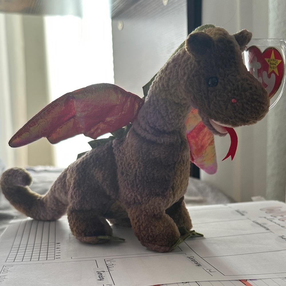 Vintage beanie baby Scorch dragon
